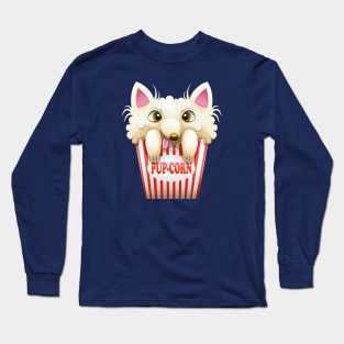 Pup-corn - Popcorn Dog Long Sleeve T-Shirt